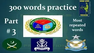 word association test issb practice  |  practice# 3  |  300 most repeated words in issb