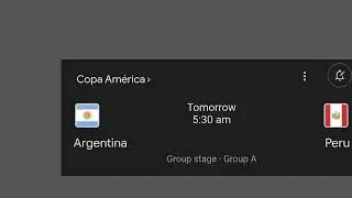 Argentina vs Peru | Copa America 2024