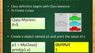 Classes and Objects