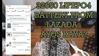 32650 LIFEPO4 BATTERY FROM LAZADA OK KAYA