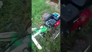 установил двигатель мотоблок