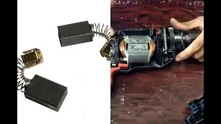 Ý Tưởng Sáng Tạo Tự Chế Chổi Than Máy Khoan Từ Pin Hỏng