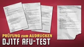 DJ1TF Afu-Test 📝 Amateurfunk Prüfung zum Ausdrucken