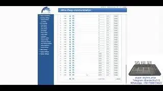 How to use SKYLINE SMS gateway simbox GATEWAY SETTING web interface introduction two-way sms gateway