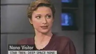Nana Visitor interviewed on UPN News 13 - 02/08/1996
