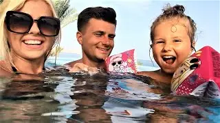 Милана с  Папой и Мамой на МОРЕ