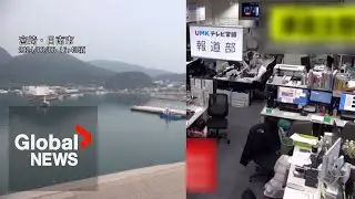 Powerful earthquake strikes western Japan, officials warn 