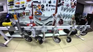 Опорное колесо с хомутом для прицепа