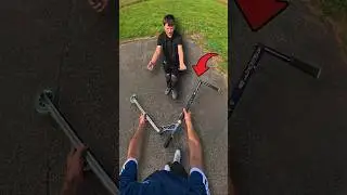 Did he deserve it?🤔🤷🏼‍♀️      #scooter #skatepark #fail #comedy #funny #challenge