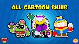 Brawl Stars | All Cartoon Studios Skins Unlocked