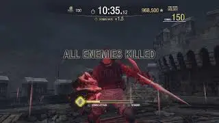 Krauser alternate victory pose MERCENARIES MODE - RE4 REMAKE