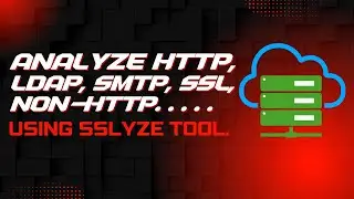 SSLYZE TOOL HELPS YOU IN  ANALYZING HTTP & NON-HTTP SERVERS SUCH AS SMTP, LDAP  etc. SSL CERTS.