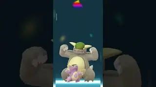 Mega Evolution of New Shiny Kangaskhan on Mega Raid Day | BIKU