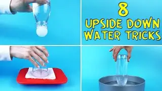 8 AIR PRESSURE experiments and WATER TRICKS you can do at home