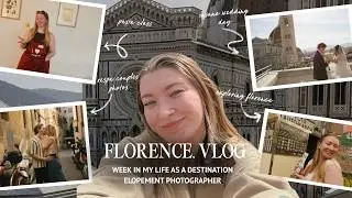 Florence, Italy Vlog! Life as a Destination Wedding Photographer