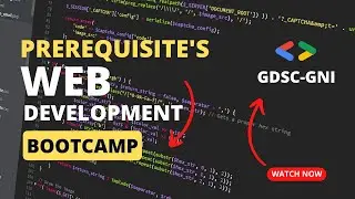 VS Code installation video for web dev bootcamp | #gdsc #gni #club #college #webdevelopment