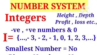 Number System - Integers