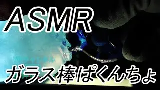 【ASMR 音フェチ 】いろんなガラス棒をぱっくんちょに見えちゃう動画パート２