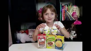 Real Slime Food Boxes and Rotten egg Slime!