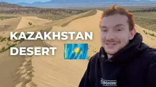 Random Double Encounter in Kazakhstan Desert