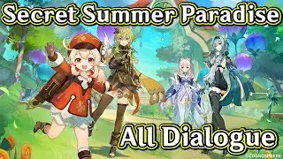 Secret Summer Paradise - Genshin Impact 3..8 Flagship Event - All Quests and Dialogue