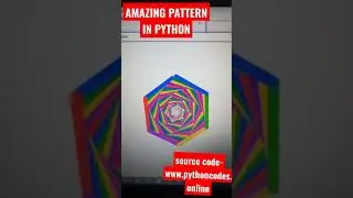 AMAZING PATTERN IN PYTHON  | HOW TO CREATE  PATTERNS IN TKINTER IN PYTHON | 