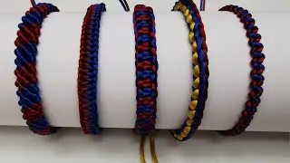 FC BARCELONA.Pulseras fáciles y rápidas. TUMBLR Friendship bracelets. #bracelet #aesthetic #macrame
