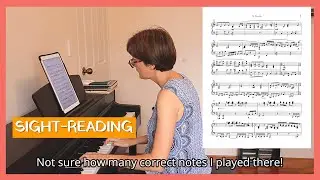 Sight-reading a piece that was stored in a synthesizer for FOUR decades