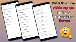 MIUI CAF ultra 12.0.3 stable | Redmi Note 5 Pro | Android 9 | customization | install & New  Review