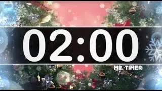 2 Minute Timer with Christmas Music - Jingle Bells - Instrumental Christmas Music for Kids!