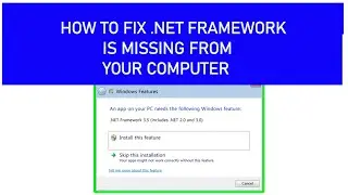 Install net framework 3.5 on windows 10 offline