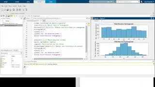 05 Dato aleatorios en Matlab (Octave) con distribución homogénea y normal.