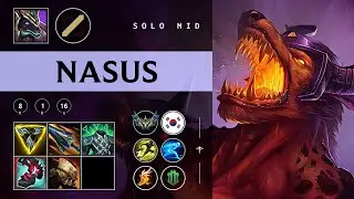 Nasus Mid vs Mel - KR Challenger Patch 25.24