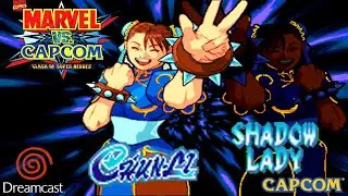 Marvel Vs Capcom(Dreamcast) - Chun Li & Shadow Lady