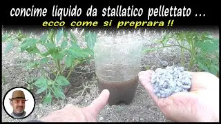Liquid fertilizer from pelleted manure, here's how to prepare it