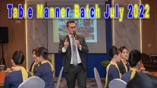 Table Manner Batch July 2022 #tablemanner #tablemanners #sekolahpramugari #adabmakan