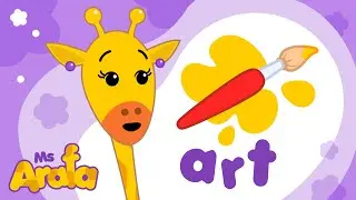 Everybody Let's Line Up🎨Art Class🌸Kids Songs with Ms Arafa🌸Plim Plim - The Kindness Hero