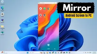 How to Mirror Android Phone Screen to PC With cable | Share Mobile Screen With Windows PC or Laptop