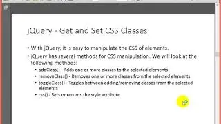jQuery get, set , remove css class