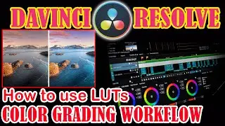 Color Grading Workflow | How to use LUTs in DaVinci Resolve [ Series 16 ] #davinciresolve