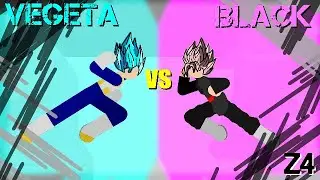 Vegeta Vs Goku Black • Joint With ZONE 4 • sticknodes