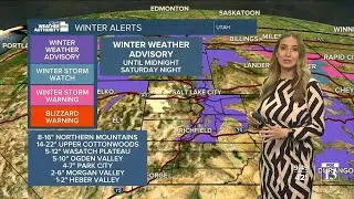 Winter Weather Advisory in place until Sunday morning! - Friday, April 5
