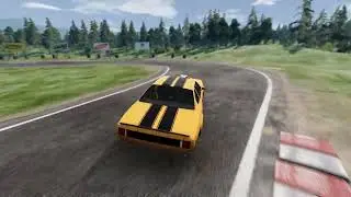 Having fun with barge - BeamNG 0.26