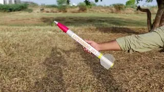 making and testing homemade rocket, will it fly or not?