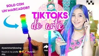 I TRIED FOLLOWING TIKTOK ART VIDEOS ♥