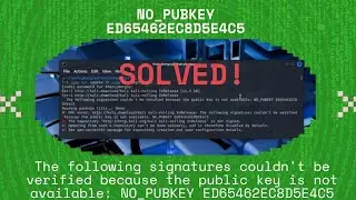 SOLVED! Public key is not available: NO_PUBKEY ED65462EC8D5E4C5 l Kali Linux Update 
