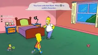 The Simpsons Game - You can explore the Simpsons house