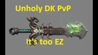 WoW BFA 8.2.5 - Unholy Death Knight PvP - The Horde are Literal Bots!