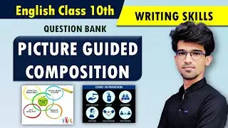 Picture Guided Composition English class 10 | 10th English picture based question Section B solution
