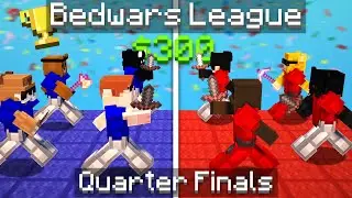 Dominating $300 Pro Bedwars League | Quarter Finals